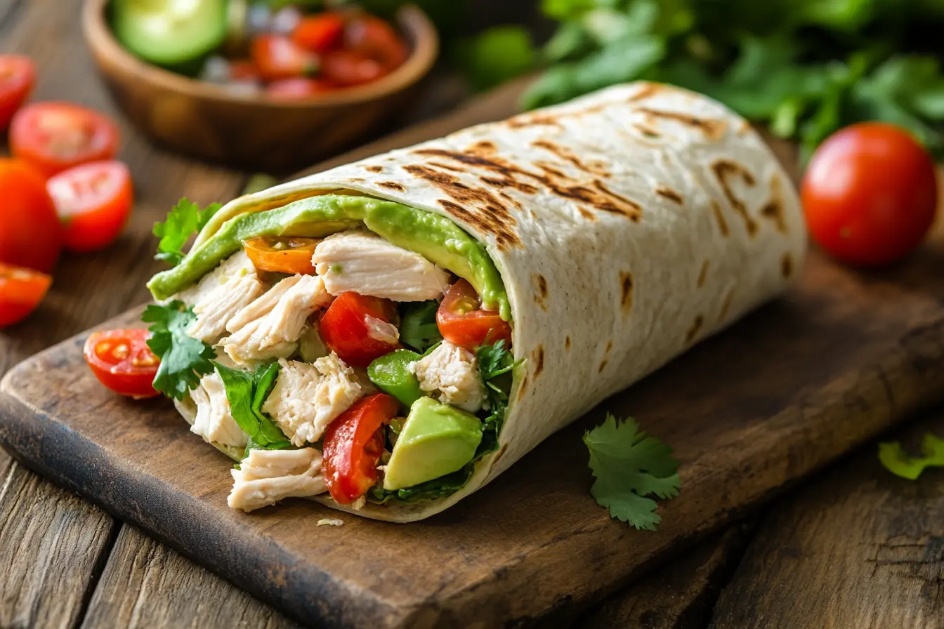 Avocado Chicken Salad Wrap Delight: A Healthy and Delicious Wrap