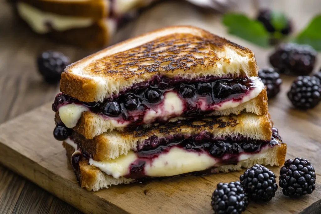 Blackberry Balsamic and Brie Grilled Cheese: Sweet and Savory Perfection