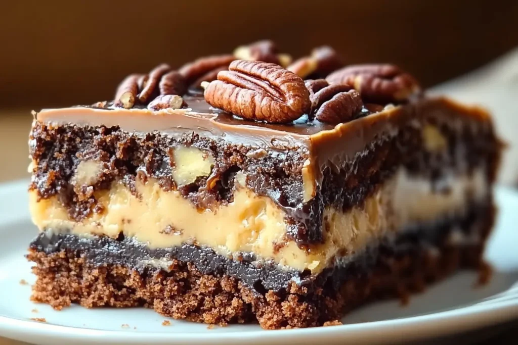 Chocolate Pecan Ooey Gooey Butter Cake Recipe